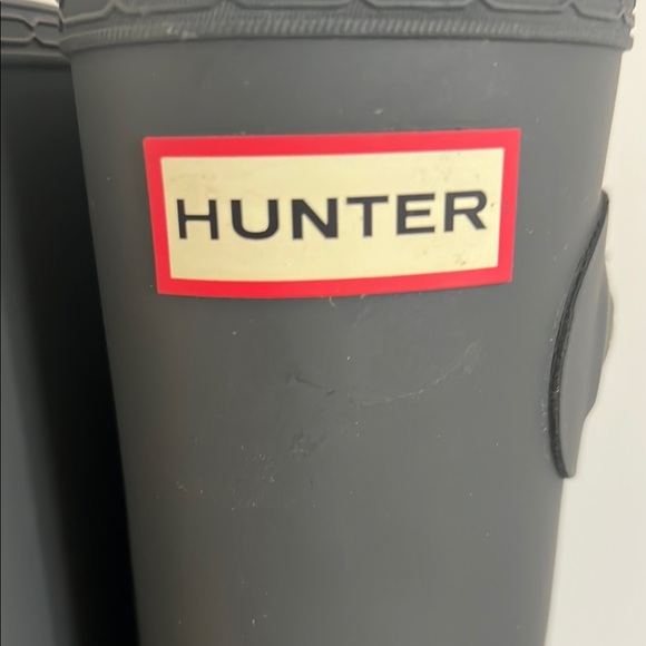 Hunter Boots tall charcoal gray - Picture 7 of 7